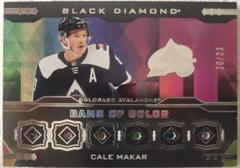Cale Makar #BC-CM Hockey Cards 2023 Upper Deck Black Diamond Band of Color Prices