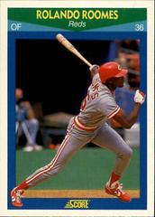 Rolando Roomes Baseball Cards 1990 Score Rising Stars Prices