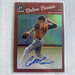 Colton Cowser [Red] Baseball Cards 2023 Panini Donruss Optic Retro 1990 Signatures Prices
