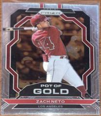 Zach Neto Baseball Cards 2023 Panini Prizm Pot of Gold Prices