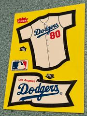 Dodgers” Jersey, Pennant Sticker “ Baseball Cards 1985 Fleer Stickers Prices