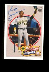 Reggie Jackson [1987 A Great Career Ends] #8 Baseball Cards 1990 Upper Deck Heroes Reggie Jackson Prices