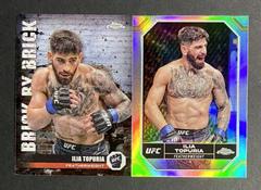 Ilia Topuria [Gold Refractor] #BYB-2 Ufc Cards 2024 Topps Chrome UFC Brick by Brick Prices