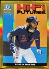 Austin Martin [Gold Refractor] #HIFI-10 Baseball Cards 2022 Bowman Hi Fi Futures Prices