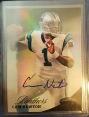 Cam Newton [Mirror Emerald Autograph] Football Cards 2012 Panini Certified Prices