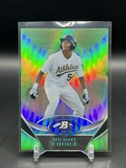 Michael Choice [Purple Refractor] #BPP43 Baseball Cards 2011 Bowman Platinum Prospects Prices