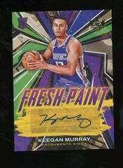 Keegan Murray #FP-KMS Basketball Cards 2022 Panini Court Kings Fresh Paint Autographs Prices