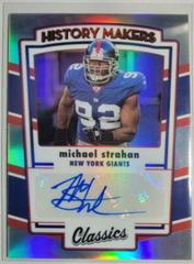 Michael Strahan #HMA-MS Football Cards 2022 Panini Classics History Makers Autographs Prices