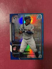 Francisco Lindor [Blue Refractor] #89 Baseball Cards 2015 Bowman Chrome Prices