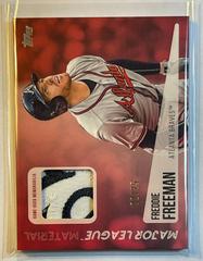 Freddie Freeman [Red] #FF Baseball Cards 2019 Topps Major League Material Prices