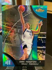 Dirk Nowitzki [Blue Refractor] #4 Basketball Cards 2007 Finest Prices