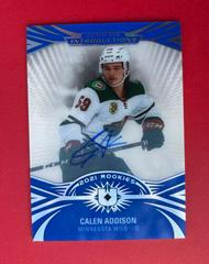 Calen Addison #UI-27 Hockey Cards 2021 Ultimate Collection Introductions Autographs Prices