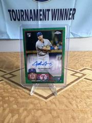Josh Jung [Green] #RCA-JJ Baseball Cards 2023 Topps Chrome Logofractor Autograph Prices