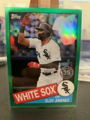 Eloy Jimenez [Green Refractor] Baseball Cards 2020 Topps Chrome 1985 Prices