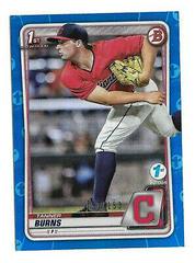Tanner Burns [Blue Foil] Baseball Cards 2020 Bowman Draft 1st Edition Prices