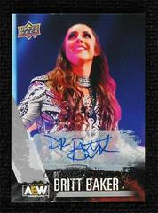 Dr. Britt Baker [Autograph] #11 Wrestling Cards 2021 Upper Deck AEW Prices
