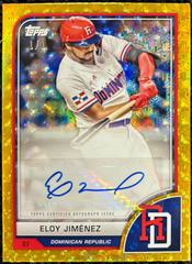Eloy Jimenez [FoilFractor] Baseball Cards 2023 Topps World Classic Autographs Prices