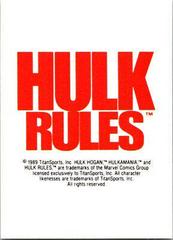Hulk Rules Wrestling Cards 1989 Classic WWF Prices