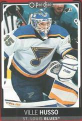 Ville Husso [Retro Blank Back] Hockey Cards 2021 O Pee Chee Prices