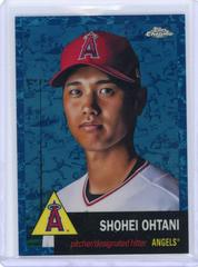 Shohei Ohtani [Toile White Blue] #1 Baseball Cards 2022 Topps Chrome Platinum Anniversary Prices