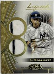Alex Rodriguez [Dual] #T1LR-AR Baseball Cards 2023 Topps Tier One Legends Relics Prices