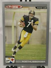 Ben Roethlisberger [Silver] Football Cards 2004 Topps Total Prices