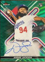 Andre Jackson [Green Wave] Baseball Cards 2022 Topps Finest Autographs Prices