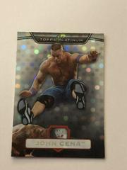 John Cena [Xfractor] #1 Wrestling Cards 2010 Topps Platinum WWE Prices