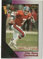 John Elway [10 Stripe Silver] #5 Football Cards 1992 Wild Card Field Force Prices