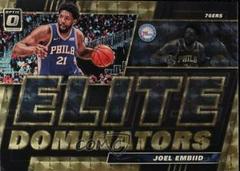 Joel Embiid [Gold] Basketball Cards 2019 Panini Donruss Optic Elite Dominators Prices