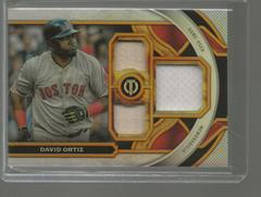 David Ortiz [Orange] #TR-DO Baseball Cards 2023 Topps Tribute Triple Relics Prices