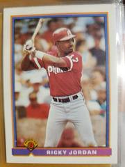 Ricky Jordan #494 Baseball Cards 1991 Bowman Prices