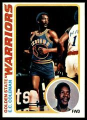 E.C. Coleman Basketball Cards 1978 Topps Prices