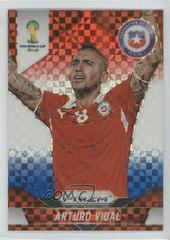 Arturo Vidal [Red White Blue Power Plaid Prizm] Soccer Cards 2014 Panini Prizm World Cup Prices