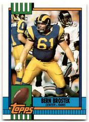 Bern Brostek #32T Football Cards 1990 Topps Traded Prices