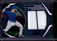 David Bote #P-BO Baseball Cards 2022 Panini Absolute Patches Prices