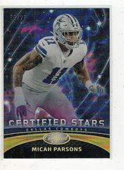 Micah Parsons [Gold] #CS-1 Football Cards 2023 Panini Certified Stars Prices