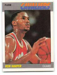 Ron Harper #49 Basketball Cards 1987 Fleer Prices