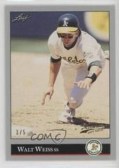 Walt Weiss Baseball Cards 1992 Leaf Prices