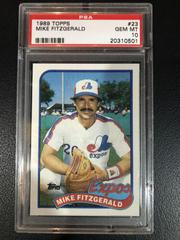 Mike Fitzgerald #23 Baseball Cards 1989 Topps Prices