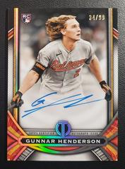 Gunnar Henderson Baseball Cards 2023 Topps Tribute League Inauguration Autographs Prices