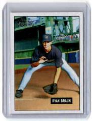 Ryan Braun [Fielding] #341 Baseball Cards 2005 Bowman Heritage Prices