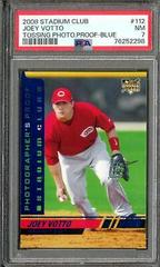 Joey Votto [Tossing Photographer's Proof Blue] #112 Baseball Cards 2008 Stadium Club Prices