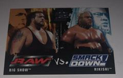 Big Show, Rikishi Wrestling Cards 2002 Fleer WWE Raw vs Smackdown Prices