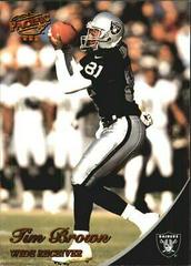 Tim Brown [Copper] #290 Football Cards 1999 Pacific Prices