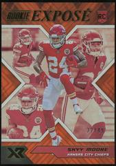 Skyy Moore [Orange] #RXP-14 Football Cards 2022 Panini XR Rookie Expose Prices