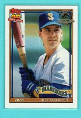 Jeff Schaefer #681 Baseball Cards 1991 Topps Desert Shield Prices