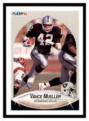 Vance Mueller #U-67 Football Cards 1990 Fleer Update Prices