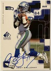 Joey Galloway [Autograph] #GA Football Cards 1999 SP Signature Prices