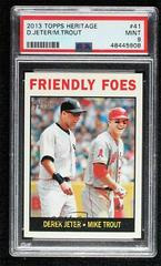 Derek Jeter, Mike Trout #41 Baseball Cards 2013 Topps Heritage Prices